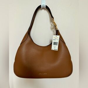 Brand New Michael kors Kelsey large shoulder leather tote bag